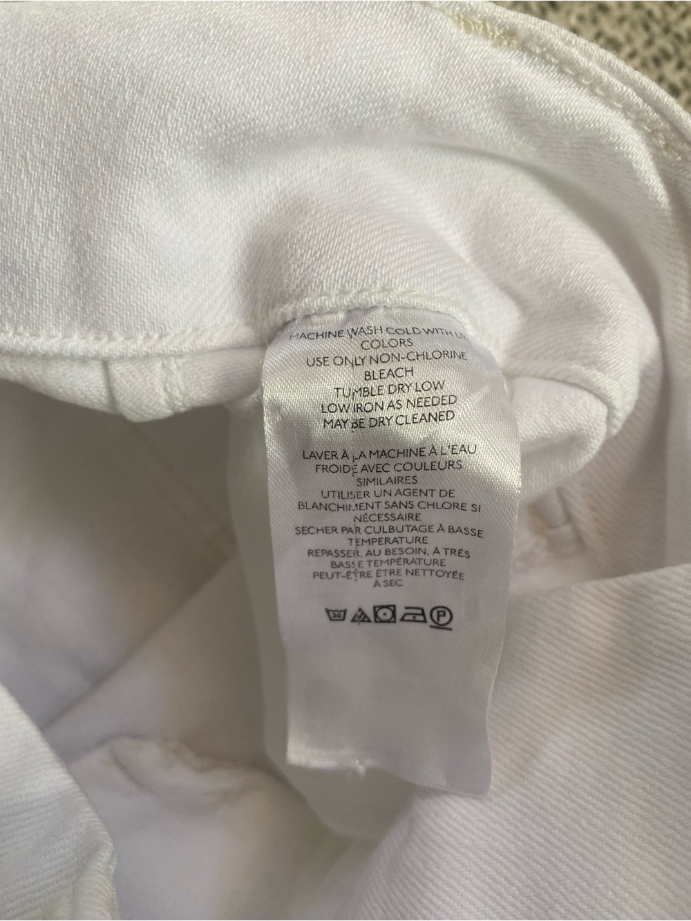 Anthropologie Maeve White Colette High Rise Crop Wide Leg Patch Pocket Pants 29 - Picture 12 of 13